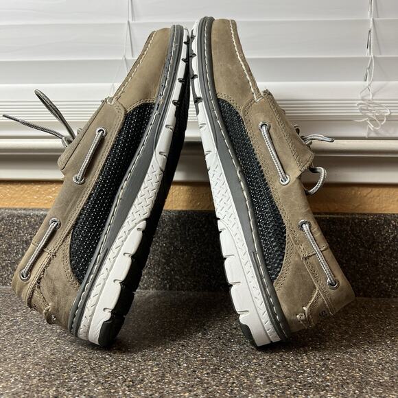 Sperry Boat Shoe Men 12M 3-Eye Light Brown Comfort Casual Walking Driving SlipOn - Picture 6 of 11